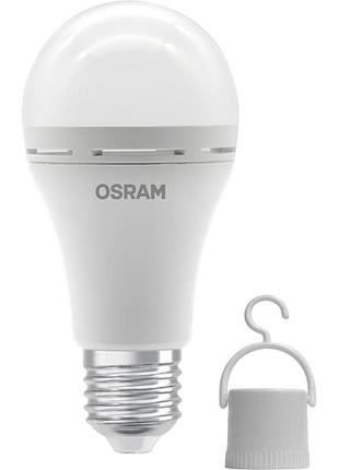 Лампа osram led e27 8вт 806лм 2700к a60 аккумуляторная