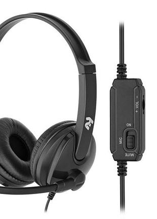 Гарнитура пк стерео on-ear 2e ch12 mini-jack, comni-mic, 1.2м, черный