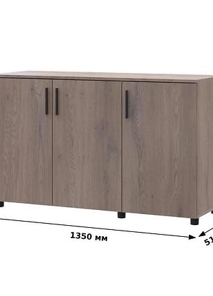 Комод doros торн білий дсп 135х51.6х80 ( ) 2