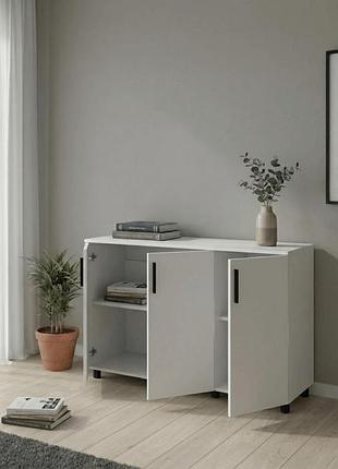 Комод doros торн білий дсп 135х51.6х80 ( ) 4