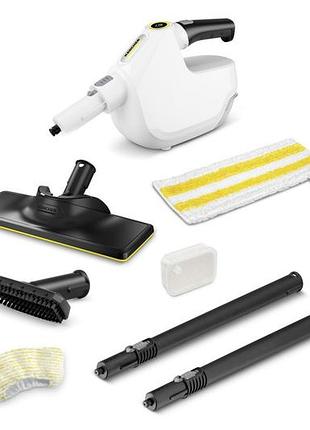 Пароочиститель karcher sc 1 multi & up, 1300вт, 200мл, белый