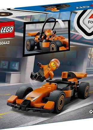 Конструктор lego city пилот f1 с автомобилем для гонок команды mclaren