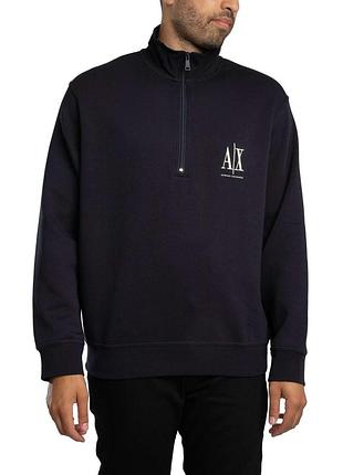 Мужская толстовка armani exchange с полумолнией