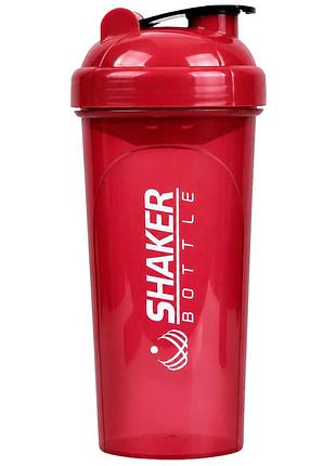 Шейкер спортивний apx shakerbottle, 700 мл, із сіткою для змішування, bpa free, червоний