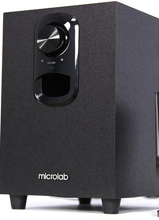 Акустическая система microlab m-108 2.1, 11w, mini-jack, черный