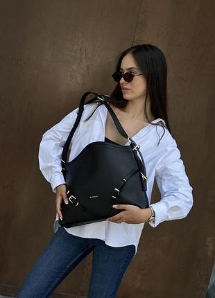 Сумка voyou leather bag black 2