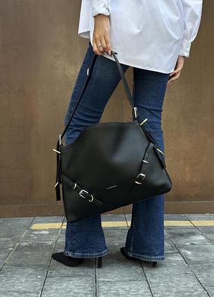 Сумка voyou leather bag black