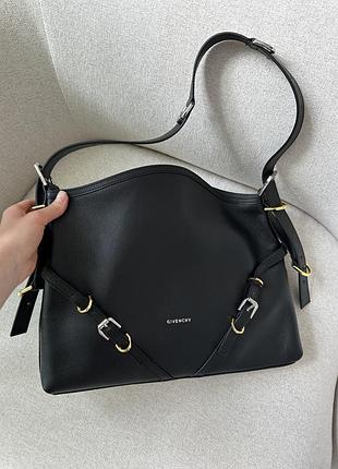 Сумка voyou leather bag black 5