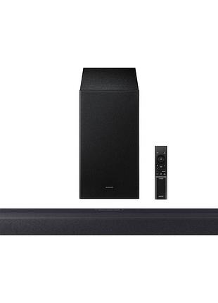 Саундбар samsung hw-b450f 300вт, 2.1, bt, usb, hdmi-arc, саб, dts dolby 2ch, чорний