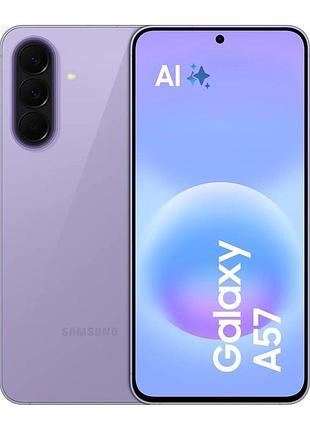 Смартфон samsung galaxy a57 5g (a576) 6.7" 12/512гб, 2sim, 5000ма•год, фіолетовий