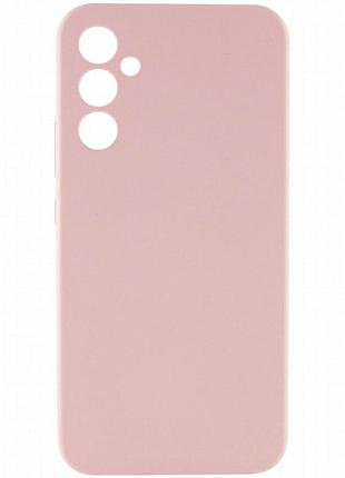 Чехол silicone cover lakshmi full camera (aaa) для samsung galaxy a34 5g розовый / pink sand