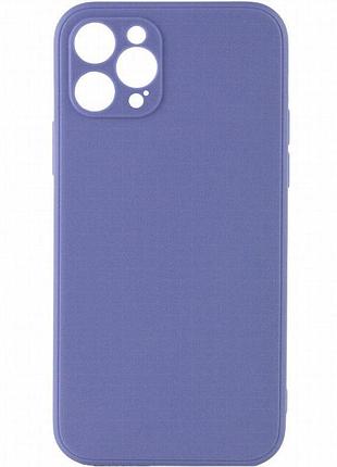 Силиконовый чехол candy full camera для apple iphone 12 pro (6.1") голубой / mist blue
