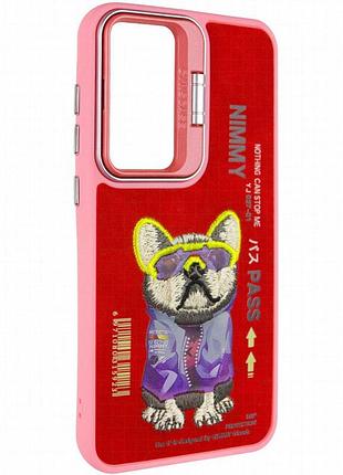 Tpu+pc чехол friends для xiaomi redmi 13c / poco c65 pink dog