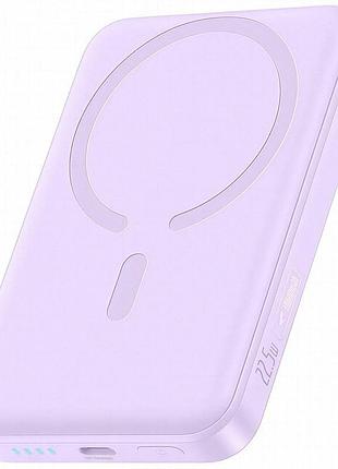Портативное зу power bank baseus enerfill fm11 ultra-mini 22.5w с бзу 10000mah (ppfm11-1022) nebula purple