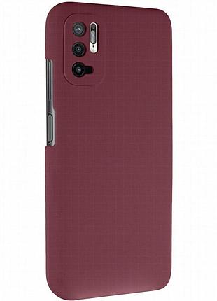 Чехол silicone cover lakshmi full camera (aaa) для xiaomi redmi note 10 5g бордовый / plum