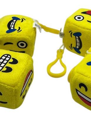 Keychain cube smile з карабіном 4см