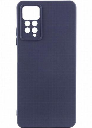 Чехол silicone cover lakshmi full camera (aaa) для xiaomi redmi note 11 pro 4g/5g / 12 pro 4g темно-синий / midnight blue