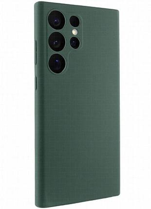 Чехол silicone cover lakshmi full camera (aaa) для samsung galaxy s25 ultra зеленый / cyprus green