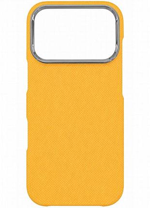 Чехол pc carbon protection slim with magnetic fit для apple iphone 17 pro / 18 pro (6.3") orange