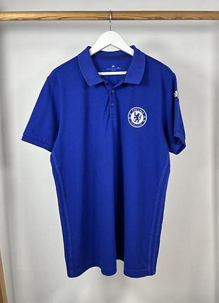 Adidas x fc chelsea оригінальне ефектне поло розмір м