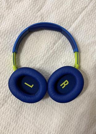 Навушники jbl jr 460 nc синьо-салатові