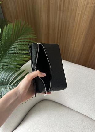 Сумка extra bag 19 ostrich leather black 9
