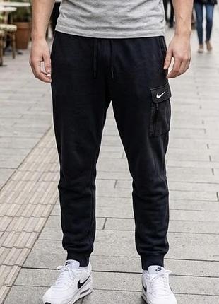 Мужские джоггеры карго nike sportswear mix-media (bv3094-011) оригинал xl