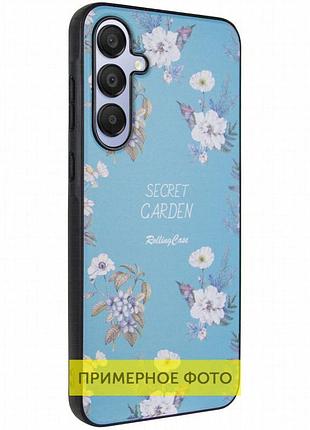 Tpu+pc чехол secret garden для xiaomi redmi 13c / poco c65 mint
