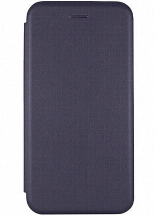 Кожаный чехол-книжка classy для zte nubia focus темно-синий