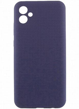 Чехол silicone cover lakshmi full camera (aaa) для samsung galaxy a04e темно-синий / midnight blue
