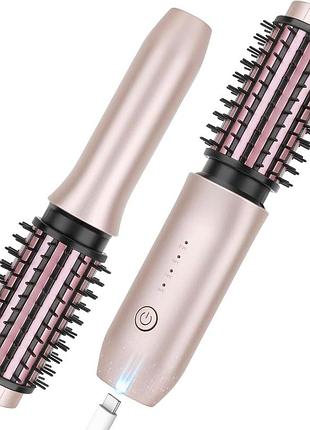 Бездротова щітка для укладання волосся 7000 mah big wave cordless curling brush портативний бездротовий гребінець для волосся