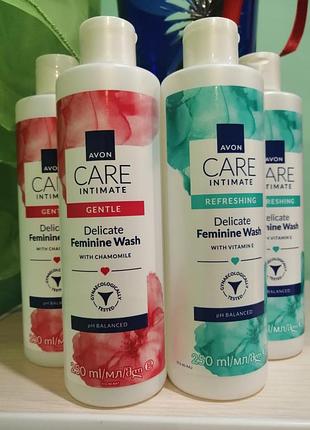Засоби для інтимної гігієни avon care intimate delicate feminine wash 250 мл
