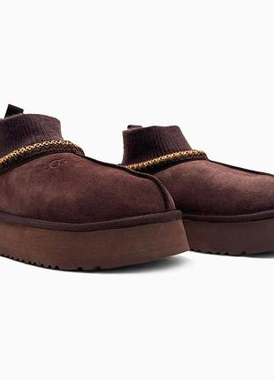Ugg tasman platform sock brown 2