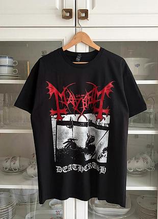 Футболка mayhem - deathcrush метал merch black darkthrone mayhem