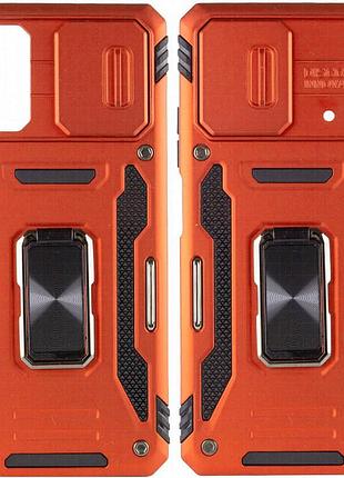 Ударопрочный чехол camshield army ring для xiaomi poco f5 / note 12 turbo красный / red