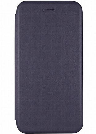 Кожаный чехол-книжка classy для xiaomi redmi note 15 pro 4g темно-синий
