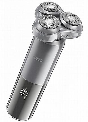 Портативная электробритва hoco hp35 induction three-blade gray