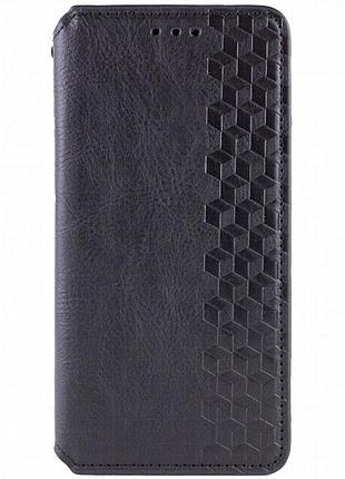 Кожаный чехол-книжка getman cubic (pu) для xiaomi redmi a3 черный