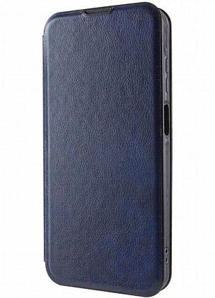 Кожаный чехол-книжка belora для xiaomi redmi 15 4g (global) / 5g midnight blue