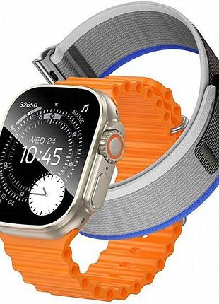Смарт-часы hoco y42 ultra smart sports watch (call version) titanium gold