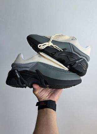 Кроссовки raf simons antei • graphite / cream 2