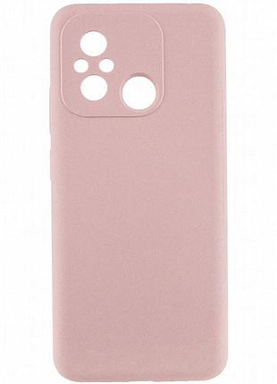 Чехол silicone cover lakshmi full camera (aaa) для xiaomi redmi 12c розовый / pink sand