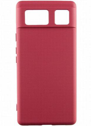 Чехол silicone cover lakshmi (a) для google pixel 6 бордовый / marsala