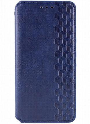 Кожаный чехол-книжка getman cubic (pu) для xiaomi redmi a5 / poco c71 синий