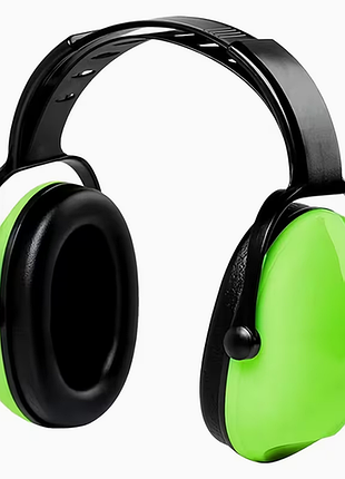 Детские защитные наушники ynkema k50-3-15 противошумные (nrr 24db / snr 26db) зеленые