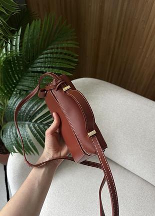 Сумка extra bag 19 ginger leather 5