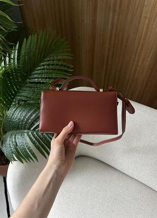 Сумка extra bag 19 ginger leather 7
