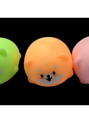 Игрушка из пены «котик», см, микс цветов, 12 шт
