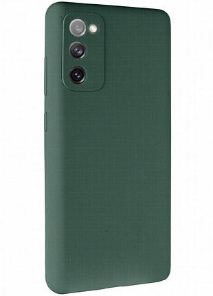 Чехол silicone cover lakshmi full camera (aaa) для samsung galaxy s20 fe зеленый / cyprus green