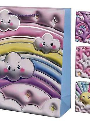 Пакет подарунковий s wonderful world 3d 18*23*10см r98358-s тм stenson